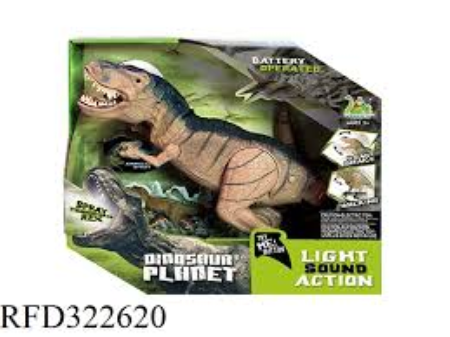 DINOSAUR TREX WITH SPRAY & LIGHT 700099